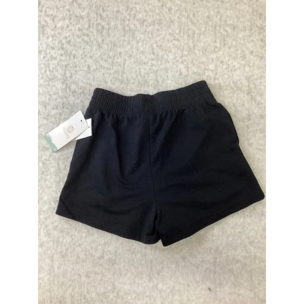 Balance‎ Collection Girls Black Athletic Shorts Size S 7/8 NWT 667507BK